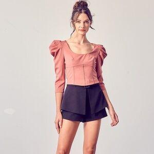 WOVEN BLOUSE